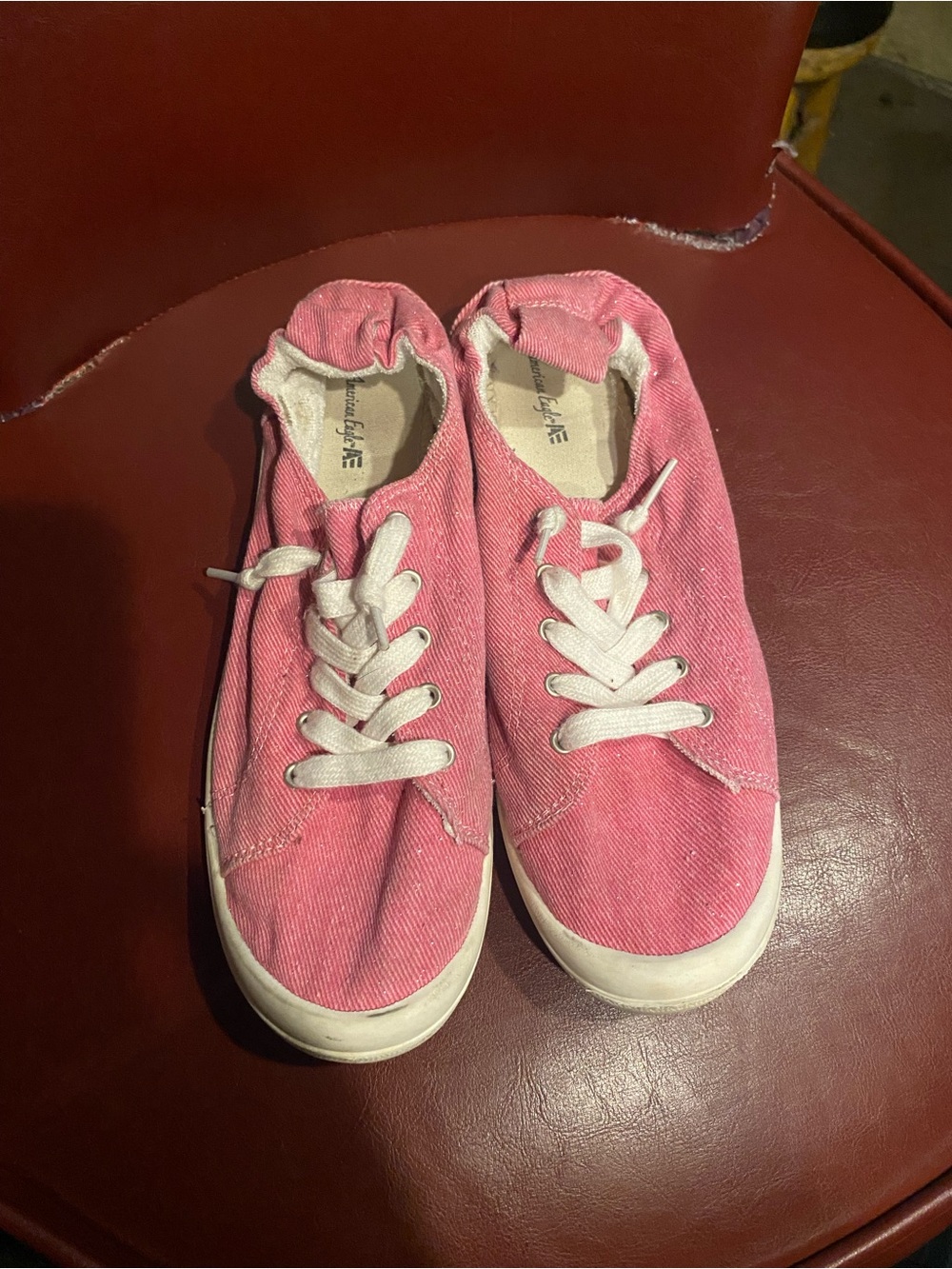 American Eagle Outfitters Pink Canvas Sneakers